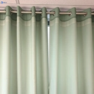 Stained curtain before professional treatment in surry-hills-nsw